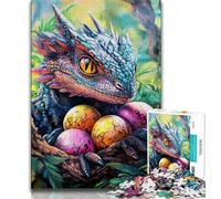 Jigsaw Puzzles for Teenagers 1000 Pieces Colorful Flying Dragon Teenager Jigsaw,Challenging Difficult Deal As Gifts for The Whole Family 38x26cm