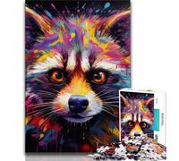 Jigsaw Puzzles for Teenagers 1000 Pieces Colorful Red Panda Teenager Puzzles,Unique Birthday And Gifts for Age 14 Years Up (size 75x50cm)