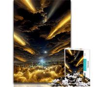 Jigsaw Puzzles for Teenagers 1000 Pieces Colourful Dream Clouds Puzzles for Adults,Stress Reliever Staycation Kill Time Parent-child Interaction (size 75x50cm)