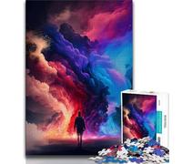 Jigsaw Puzzles for Teenagers 1000 Pieces Colourful Dreams Adult Puzzles,Fun Games Wall Decoration Unique Birthday And Xmas Gifts 38x26cm
