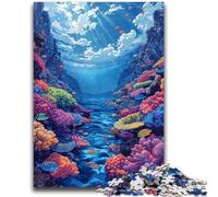 Jigsaw Puzzles for Teenagers 1000 Pieces Colourful Underwater World 1000 Pieces for Adults,Challenging Game Toys Wall Decoration Unique Birthday And Xmas Gifts (26x38cm)