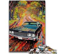 Jigsaw Puzzles for Teenagers 1000 Pieces Cool Colourful Sports Cars Family Game Stress Reliever Difficult Challenge Suitable for Couples 50x75cm