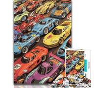 Jigsaw Puzzles for Teenagers 1000 Pieces Cool Sports Car,Help The Brain Exercise Addictive Toys to Cultivate Patience Perfect Decoration 38x26cm