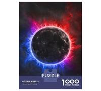 Jigsaw Puzzles for Teenagers 1000 Pieces Cosmic Eclipse Jigsaw Hands-on Game For Family Fun Unique Gifts for Birthday And Christmas 52x38cm/1000pcs