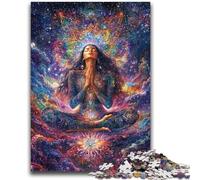 Jigsaw Puzzles for Teenagers 1000 Pieces Cosmic Girl Learning Educational Toys Family Games Gifts for Friends And Family 50x75cm