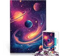 Jigsaw Puzzles for teenagers 1000 Pieces Cosmic Nebula with Planets DIY-Spielzeug Verbessern Sie das Gedächtnis52x38cm