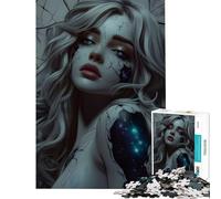 Jigsaw Puzzles for Teenagers 1000 Pieces Cosmic Skin Educational Challenge Difficult Hard Brain Teaser Game for And from 14 Years And over (38x52cm)
