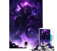 Jigsaw Puzzles for Teenagers 1000 Pieces Creature of Darkness Challenging Game Toys Impossible Game Suitable for Couples Birthday Gifts (Size 38x52cm)