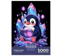 Jigsaw Puzzles for Teenagers 1000 Pieces Crystal Penguin Reader Adult Puzzles Toy Wall Decor But Fun And Humorous Unique Gifts for Birthday And Christmas 70x50cm/1000pcs