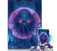 Jigsaw Puzzles for Teenagers 1000 Pieces Cthulhu,for Educational Game Challenge Toy Deal As Gifts for The Whole Family 38x26cm