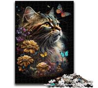 Jigsaw Puzzles for Teenagers 1000 Pieces Cute Kitten Help The Brain Exercise Addictive Toys to Cultivate Patience Perfect Decoration 50x75cm