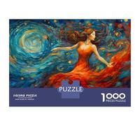 Jigsaw Puzzles for Teenagers 1000 Pieces Dancing The Night Away Jigsaw Hands-on Game For Family Fun Unique Gifts for Birthday And Christmas 52x38cm/1000pcs
