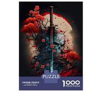 Jigsaw Puzzles for Teenagers 1000 Pieces Deadly Blade Jigsaw Hands-on Game For Family Fun Unique Gifts for Birthday And Christmas 70x50cm/1000pcs