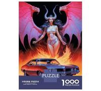 Jigsaw Puzzles for Teenagers 1000 Pieces Demonic Lilith Puzzle for Adults Relaxing Games Home Decoration for Is Ideal As A Gift 70x50cm/1000pcs