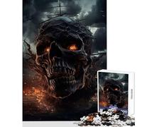 Jigsaw Puzzles for Teenagers 1000 Pieces Demonic Pirate Ship Toy Wall Decor Art Work Gift Family Game Parent-child Interaction Size 50x75cm