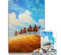 Jigsaw Puzzles for Teenagers 1000 Pieces Desert Landscape,Stress Reliever Difficult Challenge Unique Home Decor And Gifts 50x75cm