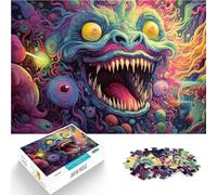 Jigsaw Puzzles for teenagers 1000 Pieces Dragon in the Beyond Präzisionsschnitt Wunschliste mit dem Weihnachtsmann52x38cm