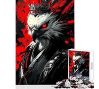 Jigsaw Puzzles for Teenagers 1000 Pieces Eagle King Digital Art Hands-on Game Difficult Hard Anti-Stress Toys Improving Love between Couples (75X50CM)