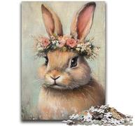Jigsaw Puzzles for Teenagers 1000 Pieces Easter Bunny Challenging To Complete But Fun And Humorous Birthday Present, Gifts, Wall Art 50x75cm