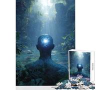 Jigsaw Puzzles for Teenagers 1000 Pieces Enlightenment in The Jungle Educational Toy Birthday Gift Brain Teaser Game Difficult And Challenge Size 38x26cm