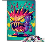 Jigsaw Puzzles for Teenagers 1000 Pieces Evil Graffiti Creature, Learning Educational Is Ideal As A Gift for The Whole Family (Size 50x75cm)