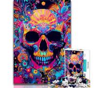 Jigsaw Puzzles for Teenagers 1000 Pieces Fantasy Art Skeleton 1000 Pieces for Teenagers,Learning Educational Toys Family Games Unique Birthday And Gifts (size 38x26cm)