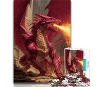 Jigsaw Puzzles for Teenagers 1000 Pieces Fantasy Dragon Teenager Jigsaw,Challenging Difficult Deal As Gifts for The Whole Family 38x26cm