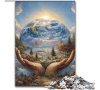 Jigsaw Puzzles for Teenagers 1000 Pieces Fantasy Earth, Learning Educational Is Ideal As A Gift for The Whole Family (Size 26x38cm)
