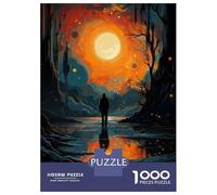Jigsaw Puzzles for Teenagers 1000 Pieces Fantasy Forest Reflections Puzzle for Adults Relaxing Games Difficult Challenge Parent-child Interaction 70x50cm/1000pcs