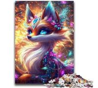 Jigsaw Puzzles for Teenagers 1000 Pieces Fantasy Fox Puzzles,Challenging Game Gifts for Is Ideal As A Gift for The Whole Family (75x50cm)