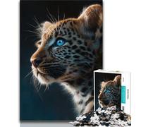 Jigsaw Puzzles for Teenagers 1000 Pieces Fantasy Leopard 1000 Piece Jigsaw,Artistic Wall Decor & Birthday Gift Idea for Friends, Home Office 38x26cm