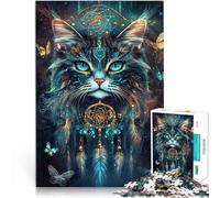 Jigsaw Puzzles for teenagers 1000 Pieces Fantasy Magic Persian Cat Lernspiele Künstlersammlung, Bildende Kunst75x50cm