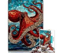 Jigsaw Puzzles for Teenagers 1000 Pieces Fantasy Octopus Teenager Jigsaw,Challenging Difficult Deal As Gifts for The Whole Family 38x26cm