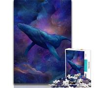 Jigsaw Puzzles for Teenagers 1000 Pieces Fantasy Whale Adult Jigsaw,Stress Reliever Difficult Challenge Unique Home Decor And Gifts 26x38cm