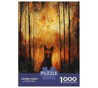 Jigsaw Puzzles for Teenagers 1000 Pieces Firelit Dingo Jigsaws for Adults Relaxing Games Analysis And Logic Difficult And Challenge 38x26cm/1000pcs