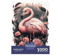 Jigsaw Puzzles for Teenagers 1000 Pieces Flamingo Illusion Jigsaw for Adults Toy Wall Decor Improve Memory Birthday And Unique Gifts 38x26cm/1000pcs