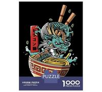 Jigsaw Puzzles for Teenagers 1000 Pieces Food Dragon Puzzles for Adults Hands-on Game Difficult Challenge for Is Ideal As A Gift 38x26cm/1000pcs