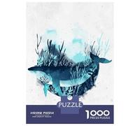 Jigsaw Puzzles for Teenagers 1000 Pieces Free Whale Puzzles for Adults Hands-on Game Improve Memory Parent-child Interaction 38x26cm/1000pcs