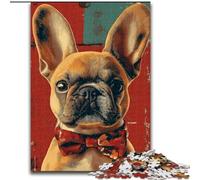 Jigsaw Puzzles for Teenagers 1000 Pieces French Bulldog, Train Your Brain And Hands Unique Birthday And Gifts for Age 14+ (Size 26x38cm)