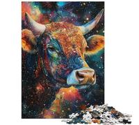 Jigsaw Puzzles for Teenagers 1000 Pieces Galactic Bull Brain Teaser Game Precision Cutting DIY Toys Improving Love between Couples Size 38x26cm