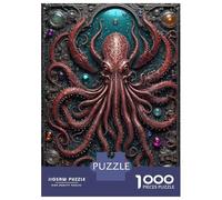 Jigsaw Puzzles for Teenagers 1000 Pieces Galactic Kraken Chronicles Jigsaws for Adults Fun Games For Family Fun for Is Ideal As A Gift 52x38cm/1000pcs