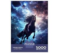 Jigsaw Puzzles for Teenagers 1000 Pieces Galaxy Horse Art Jigsaw Hands-on Game For Family Fun Unique Gifts for Birthday And Christmas 38x26cm/1000pcs