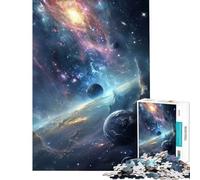 Jigsaw Puzzles for Teenagers 1000 Pieces Galaxy Outer Space Difficult And Challenge Stress Reliever Brain Teaser Game for And from 14 Years And over (50x75cm)