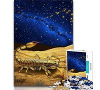 Jigsaw Puzzles for Teenagers 1000 Pieces Galaxy Scorpion,Stress Reliever Difficult Challenge Unique Home Decor And Gifts 50x75cm