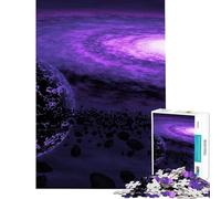 Jigsaw Puzzles for Teenagers 1000 Pieces Galaxy with Planet And Asteroids for Educational Game Challenge Toy Relax Games For Family Fun Birthday Gifts (Size 38x26cm)