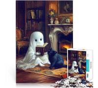 Jigsaw Puzzles for teenagers 1000 Pieces Ghostly Story Time Stressabbau mit vollständig ineinander greifenden, zufällig geformten Teilen50x70cm