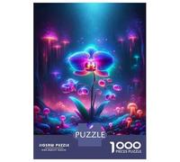 Jigsaw Puzzles for Teenagers 1000 Pieces Glowing Fantasy Mushroom Forest Puzzles for Adults Anti-Stress Toys Wall Art Birthday And Unique Gifts 52x38cm/1000pcs