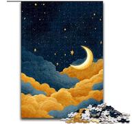Jigsaw Puzzles for Teenagers 1000 Pieces Golden Moon, Learning Educational Is Ideal As A Gift for The Whole Family (Size 50x75cm)