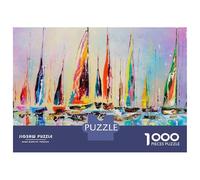 Jigsaw Puzzles for Teenagers 1000 Pieces Great Regatta Jigsaw Hands-on Game For Family Fun Unique Gifts for Birthday And Christmas 38x26cm/1000pcs