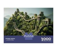 Jigsaw Puzzles for Teenagers 1000 Pieces Great Wall of China Scenery Puzzle for Adults Toy Wall Decor Difficult Challenge for Is Ideal As A Gift 70x50cm/1000pcs